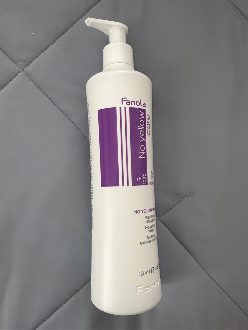 Fanola Brand New No Yellow Mask Pump Bottle